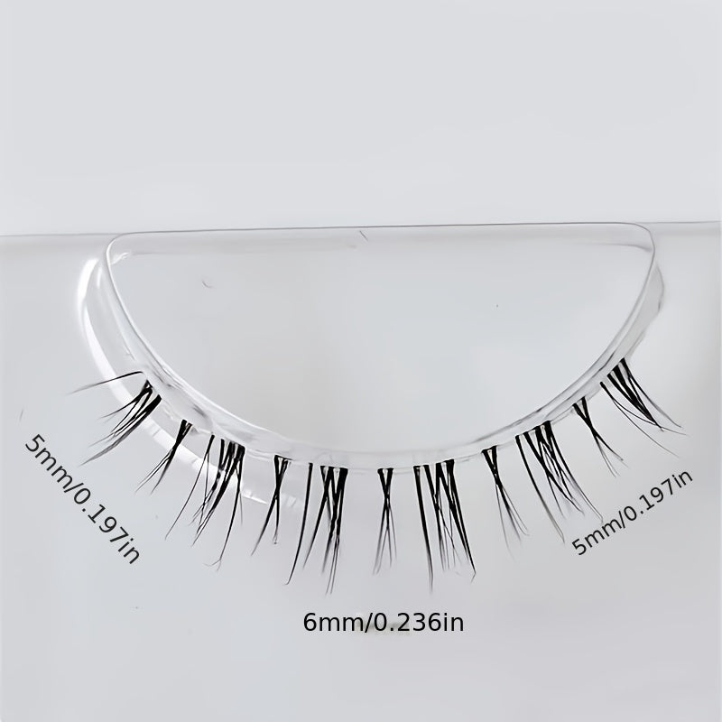 Manga Crossed Lower Eyelashes Natural Look Simulated Ultra Slender Stems