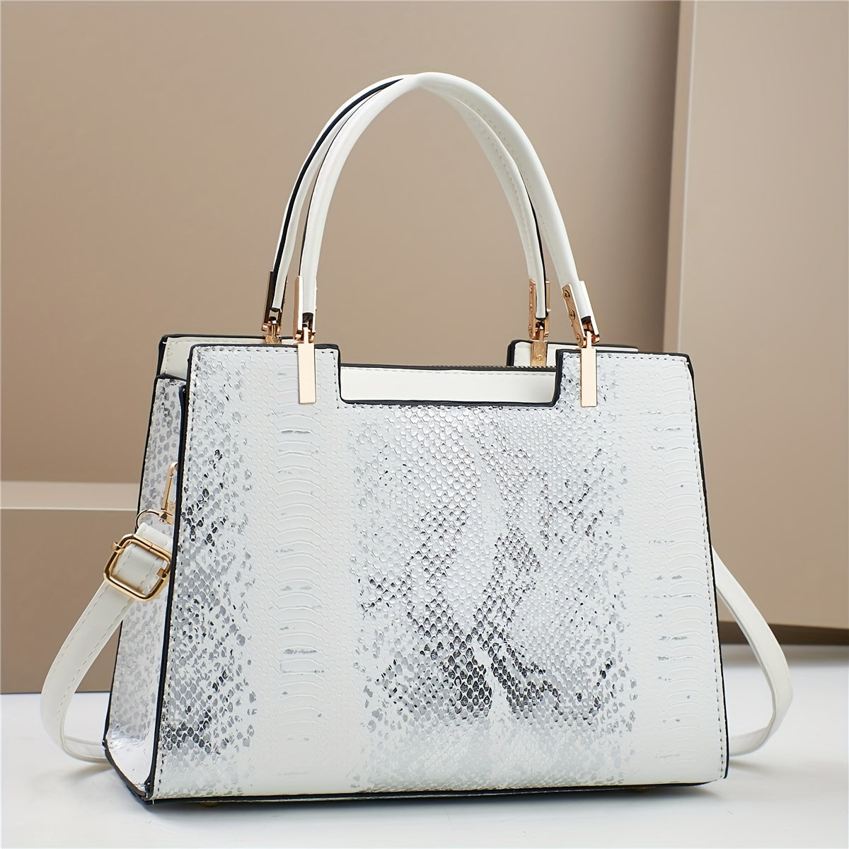 Pattern Briefcase Large Capacity for Work and Business