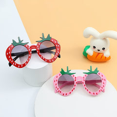 Kids Cartoon Strawberry Shape Sunglasses Party Vacation Sunglasses