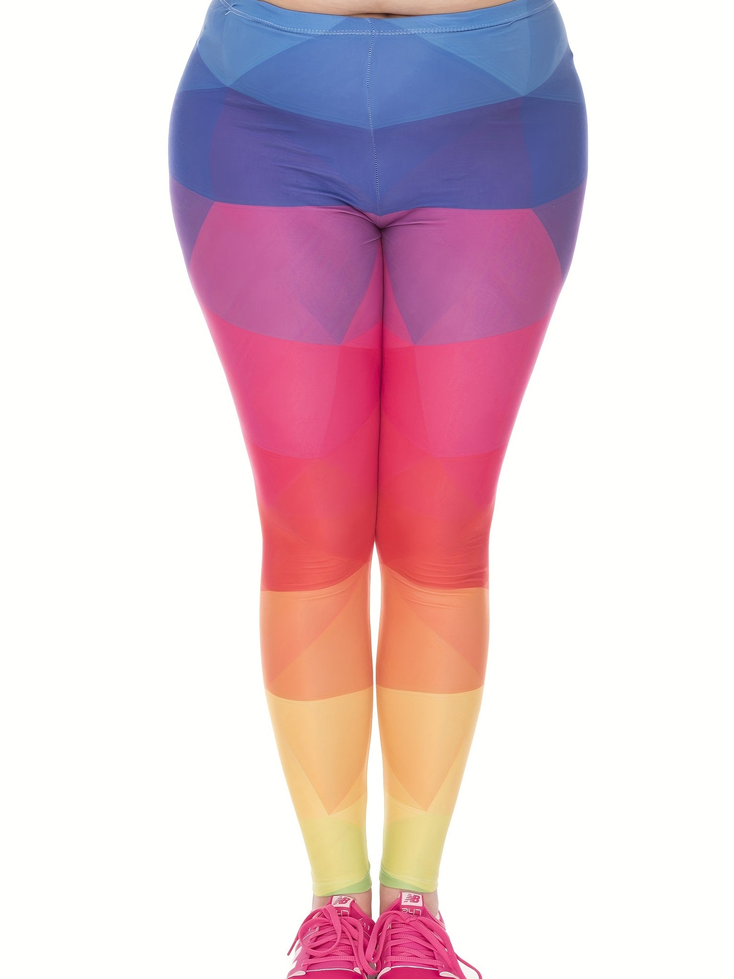 Ombre Print High Rise Sports Leggings