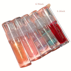 Jelly Lip Gloss Clear Moisturizing Lipstick Glitter Lip Tint