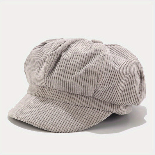 British Retro Octagonal Hat for Men and Women
