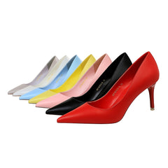 Women's Candy High Heels Pointed Toe Pumps Dress Party Shoes