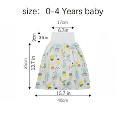 Waterproof Cloth Diaper Skirt for Boys & Girls 0-4 Years