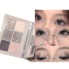 Smoky Makeup Palette Low Saturation Earth Tone Eyeshadow