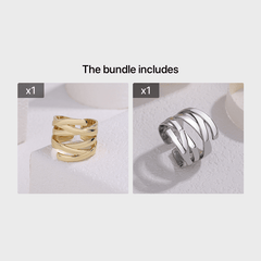 Highway Ring 14K Plated Adjustable Party Decor For Women Girls