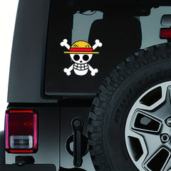 12cm Skull Character Car Sticker DIY Motorcycle Laptop Decal
