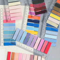 8 Sets PET Sticky Notes 200 Index Tabs Label Paper Indicators