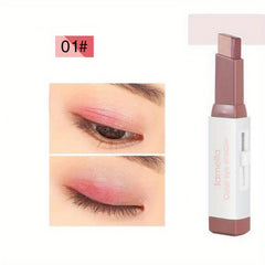 Long Lasting Two Tone Gradient Eyeshadow Stick for Women Waterproof