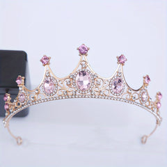 Girls Rhinestone Crown Performance Costume Accessories