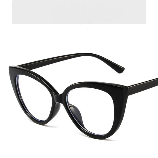 Cat Eye Anti Light Glasses Clear Lens Optical Spectacles