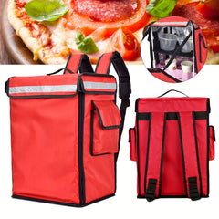 Red 42L Insulated Food Backpack Hot & Cold Thermal Cooler Bag
