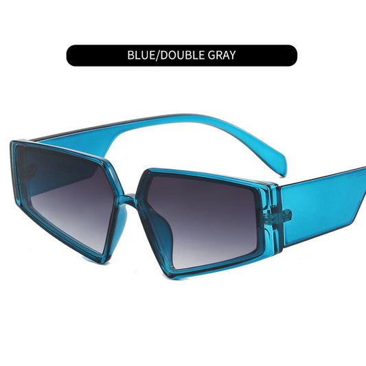 Y2K Irregular Sunglasses Oversized Thick Temple Shades Glasses UV400