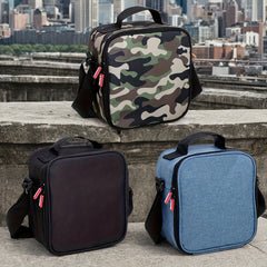 Insulated Lunch Bag with Shoulder Strap Leak Proof Large Capacity Picnic Cooler