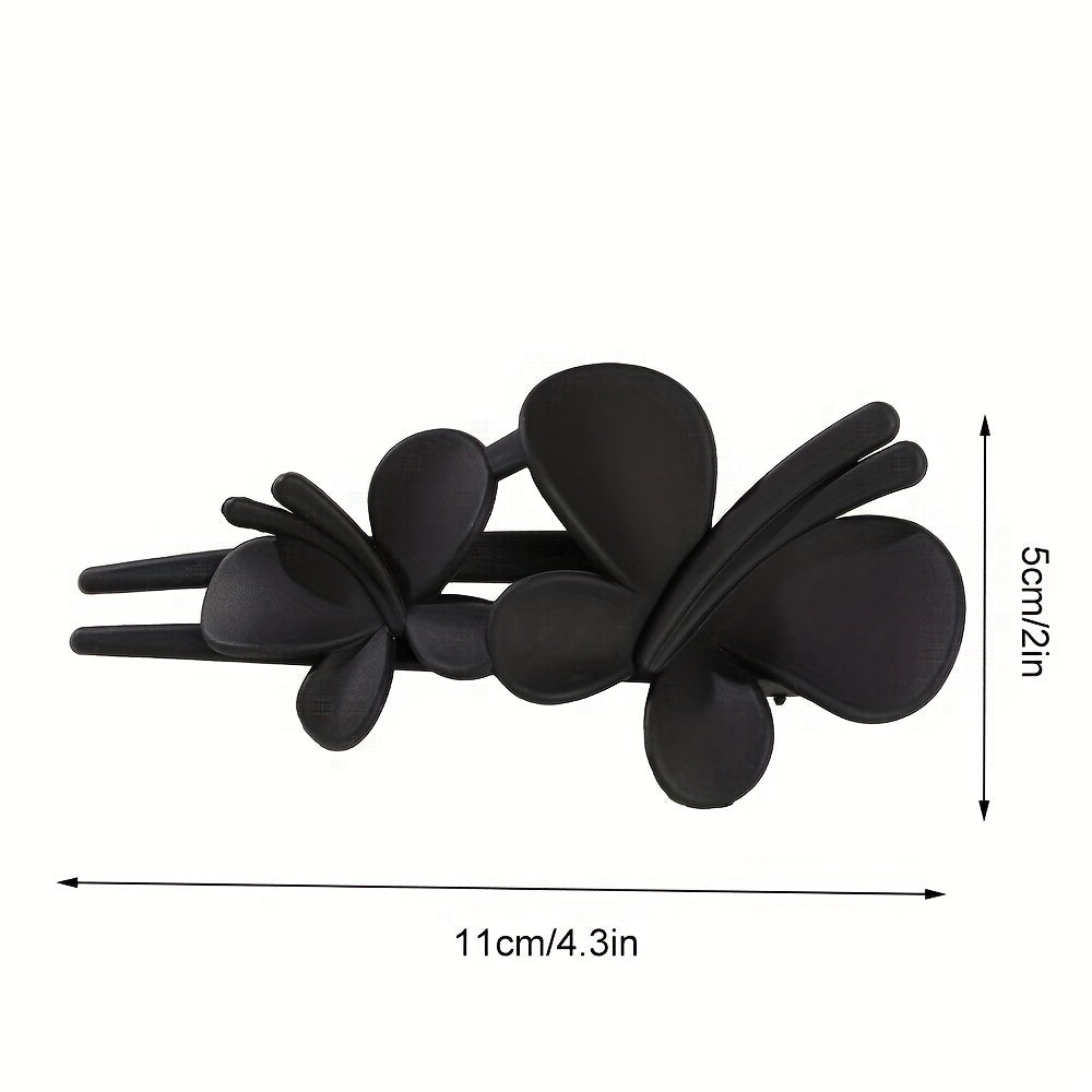 Frosted Butterfly Hair Clip Vintage Barrette Women Hair Accessories