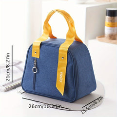 Large Capacity Insulated Lunch Bag Waterproof Bento Box Carrier