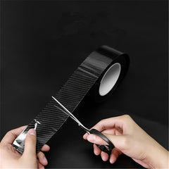 Waterproof 3D Carbon Fiber Roll Window Sticker Trim Cover