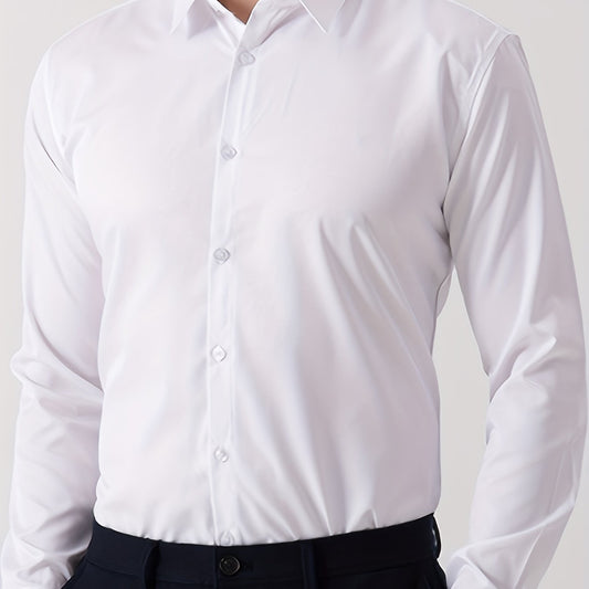 Men's Wrinkle-Resistant Lapel Shirt