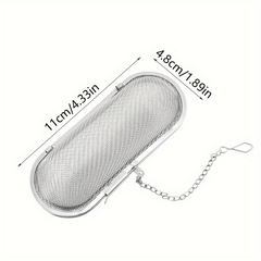 Stainless Steel Spice Infuser Fine Mesh Tea Herbal Strainer