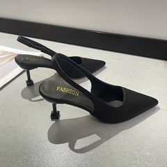 Women's Pointed Toe Stiletto Heel Sandals Sexy Slingback High Heels