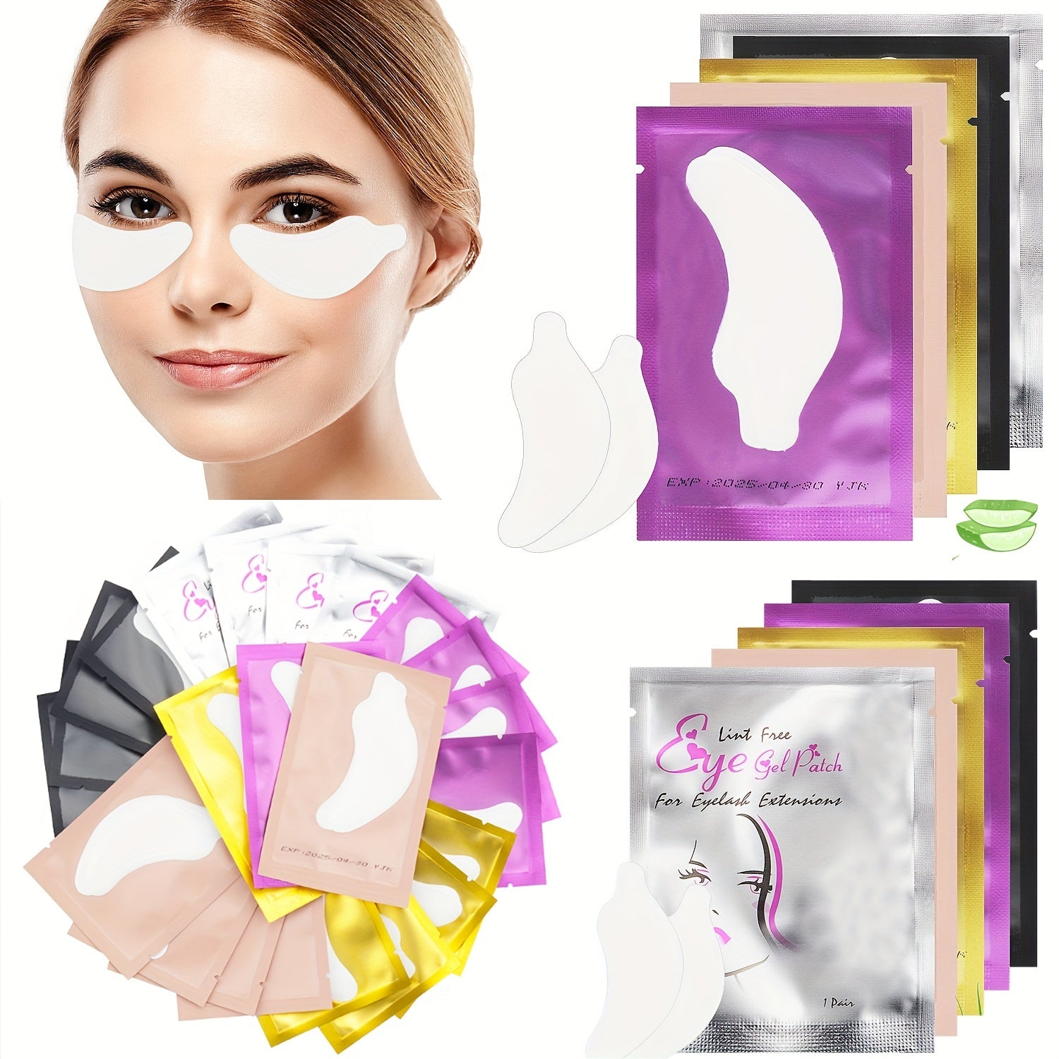 Hydrogel Patch Grafting Lashes Under Eye Gel Pads Lash Extension Supplies