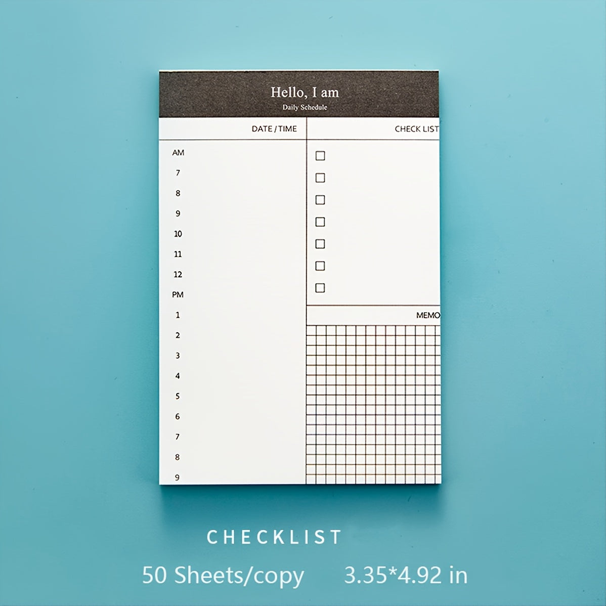 Business Planner Notepad 50 Sheets