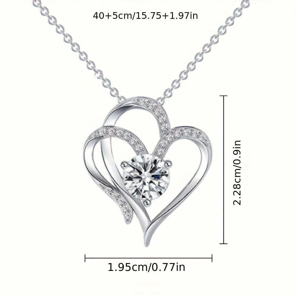 Rose And Bear Flower Love Necklace Birthday Gift