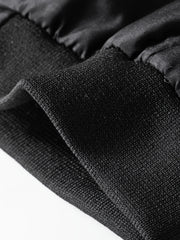 Men's Plush Winter Jacket Windproof Stand Collar