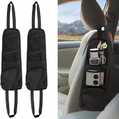 2PCS Car Seat Storage Hanging Bag Organizer Mesh Net Pocket
