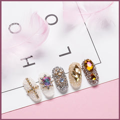 Glass Crystal Flat Back Nail Rhinestones 1440pcs