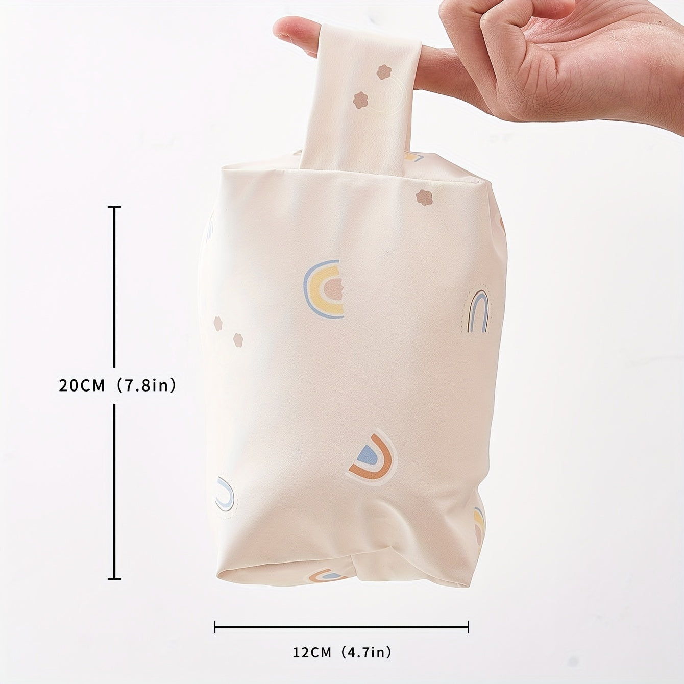 Portable Cosmetic Bag with Zipper Toiletry Wash Bag