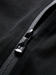 Casual Stand Collar Windbreaker Jackets Men's Zip Up Jackets