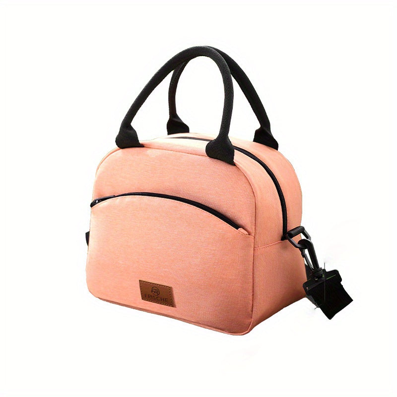 Large Capacity Waterproof Insulated Lunch Bag for Office Workers