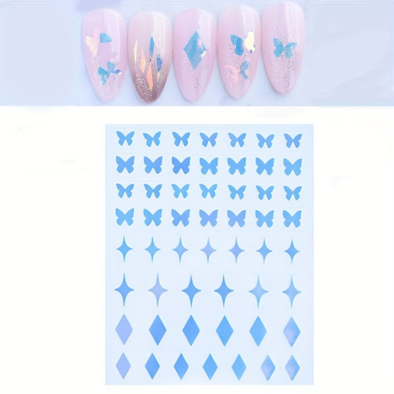 Butterfly Nail Art Stickers 3D Self Adhesive Nail Art Decals