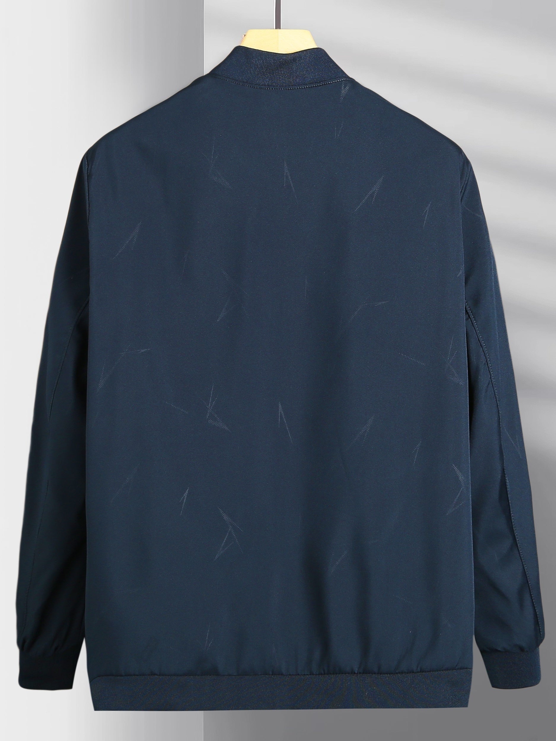 Men's Zipper Baseball Jacket Windproof Casual Spring Autumn