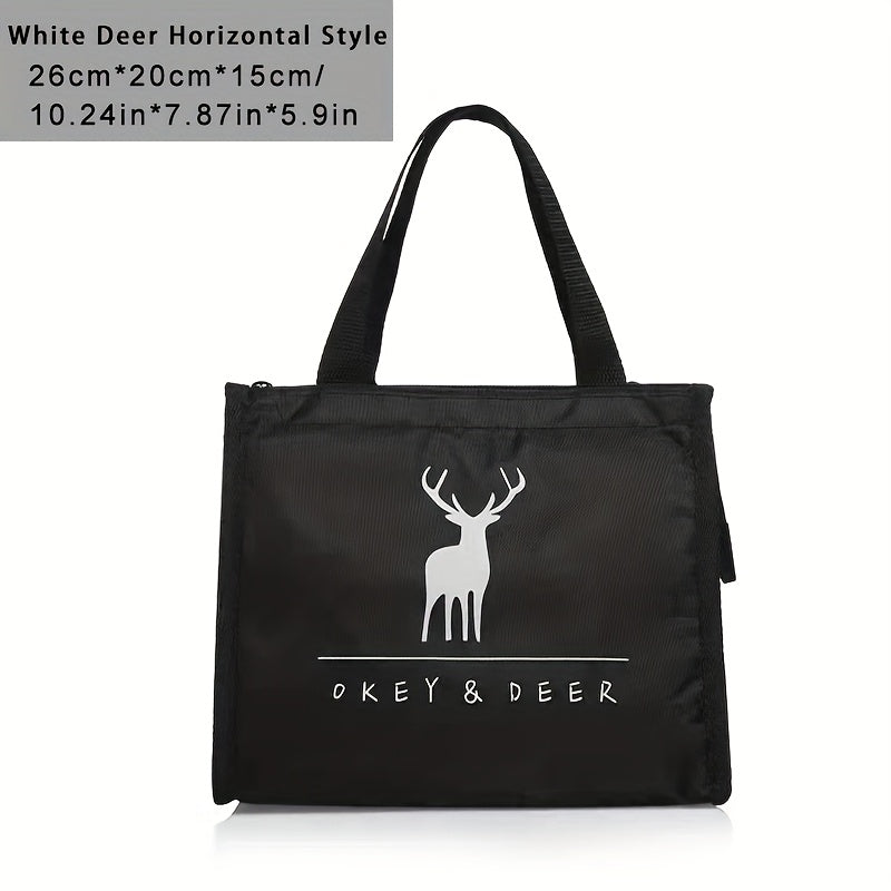 Insulated Thermal Lunch Bag - Waterproof Oxford Cloth