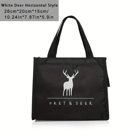 Insulated Thermal Lunch Bag - Waterproof Oxford Cloth