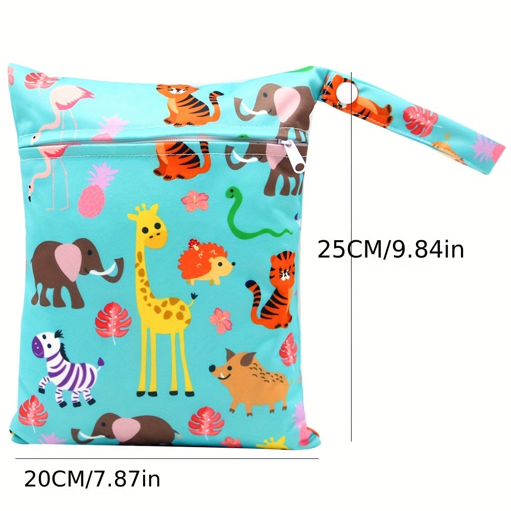 Waterproof Diaper Bag Washable Nappy Wet Dry Pouch Storage Small Diaper Bag