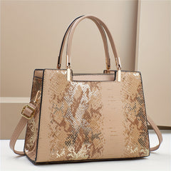 Pattern Briefcase Large Capacity for Work and Business