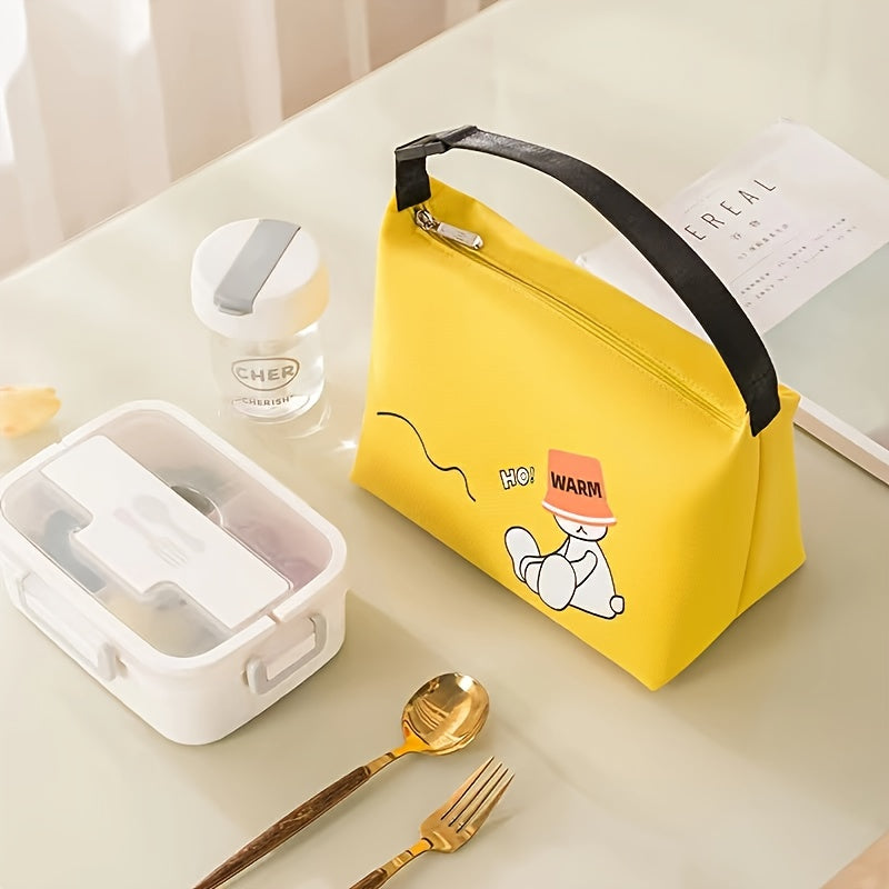 Portable Large Capacity Insulated Lunch Bag for Office Workers