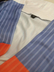 Colorblock Long Sleeve Open Front Cardigan