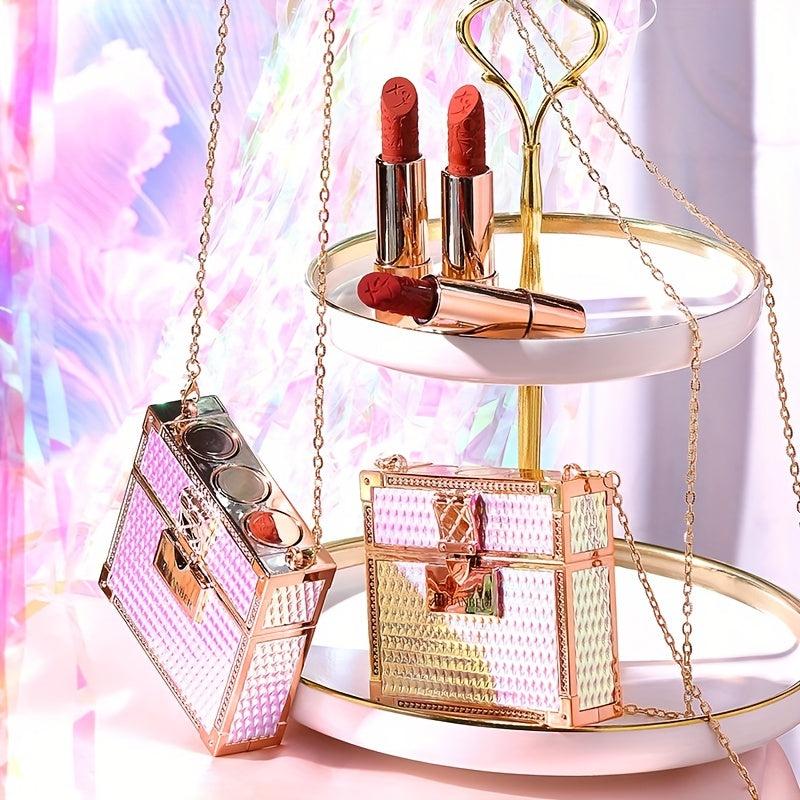Starlight Bright Velvet Lipstick Set with Chain Bag