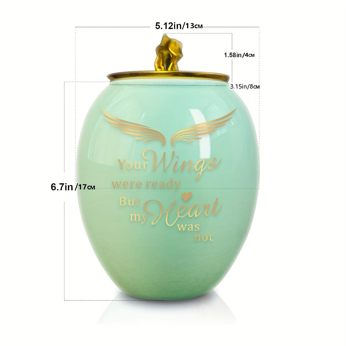 Ceramic Pet Urn Dog Ashes Container Memorial Cremation Urns Cats Ashes Keepsake