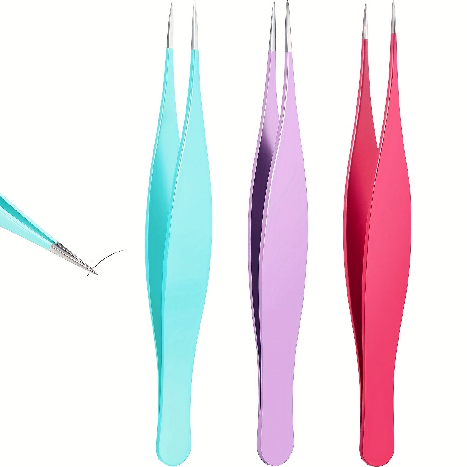 Precision Pointed Tweezers for Ingrown Hair Removal