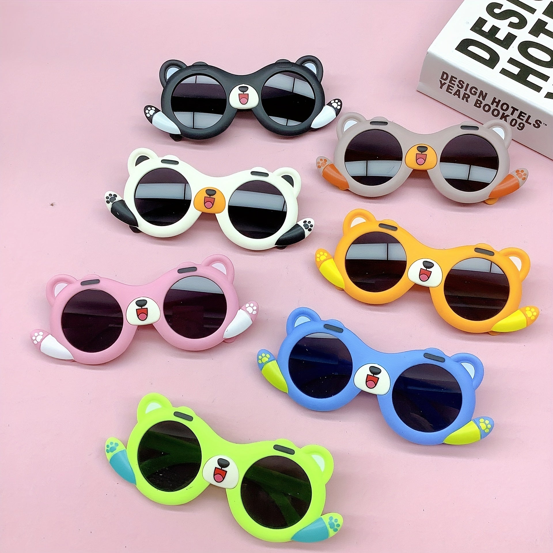 Little Bear Round Frame Sunglasses UV Protective