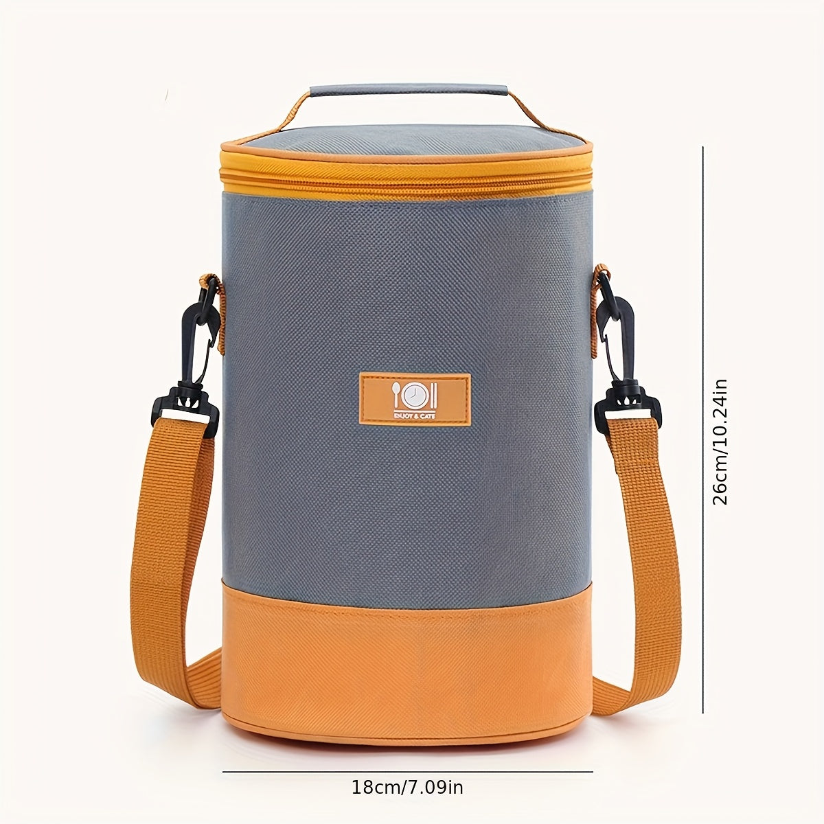 6L Insulated Lunch Bag Durable Oxford Cloth Leak Proof Cooler Tote