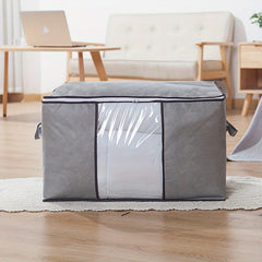 XL Closet Organizer Bag w/ Clear Window for Comforters & More