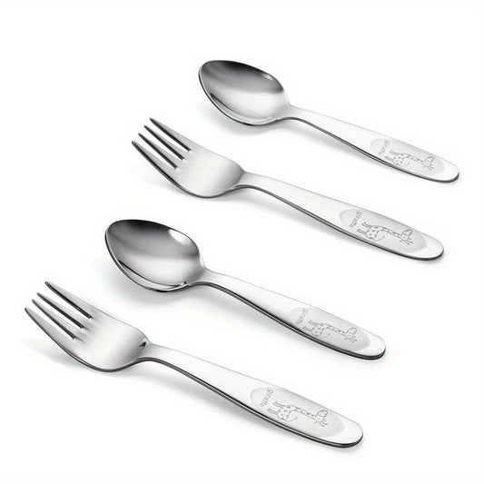 Kids' 304 Stainless Steel Tableware Set