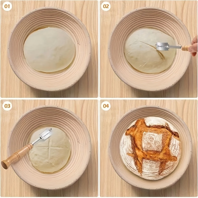 Stainless Steel Bread Lame Set with 5 Blades for Sourdough Bread