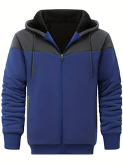 Men's Thick Fleece Lined Hooded Jacket